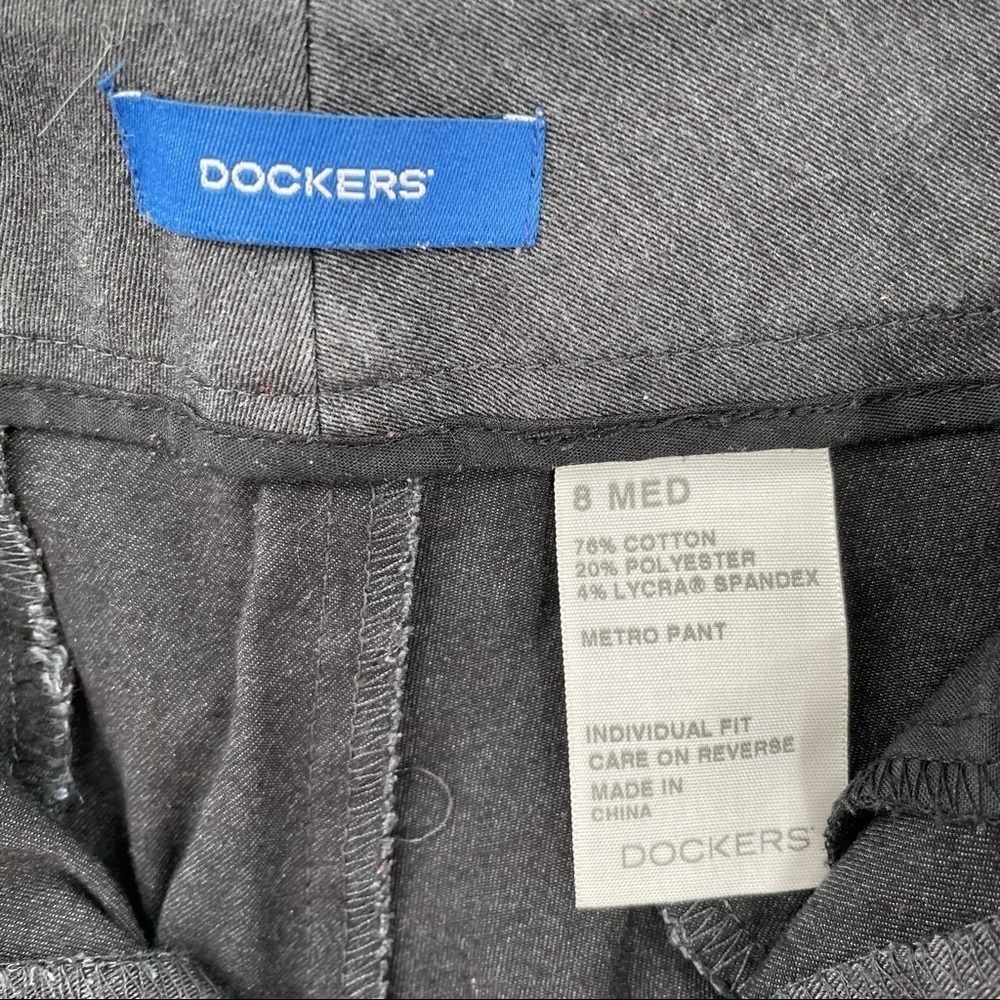 Womens Docker's Gray Suit Pants - Picture 10 of 10